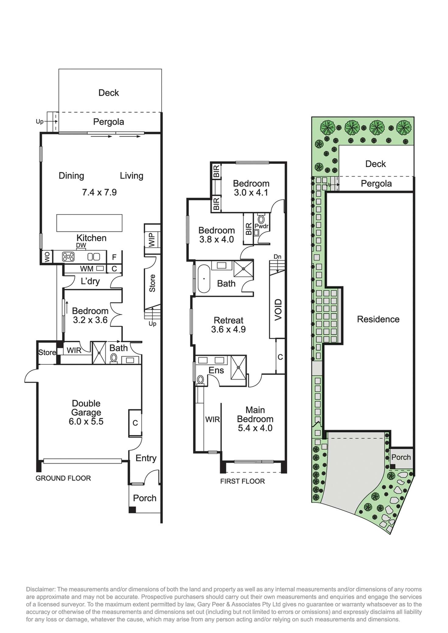 Floorplan of Homely townhouse listing, 3 Olympia Court, Ormond VIC 3204