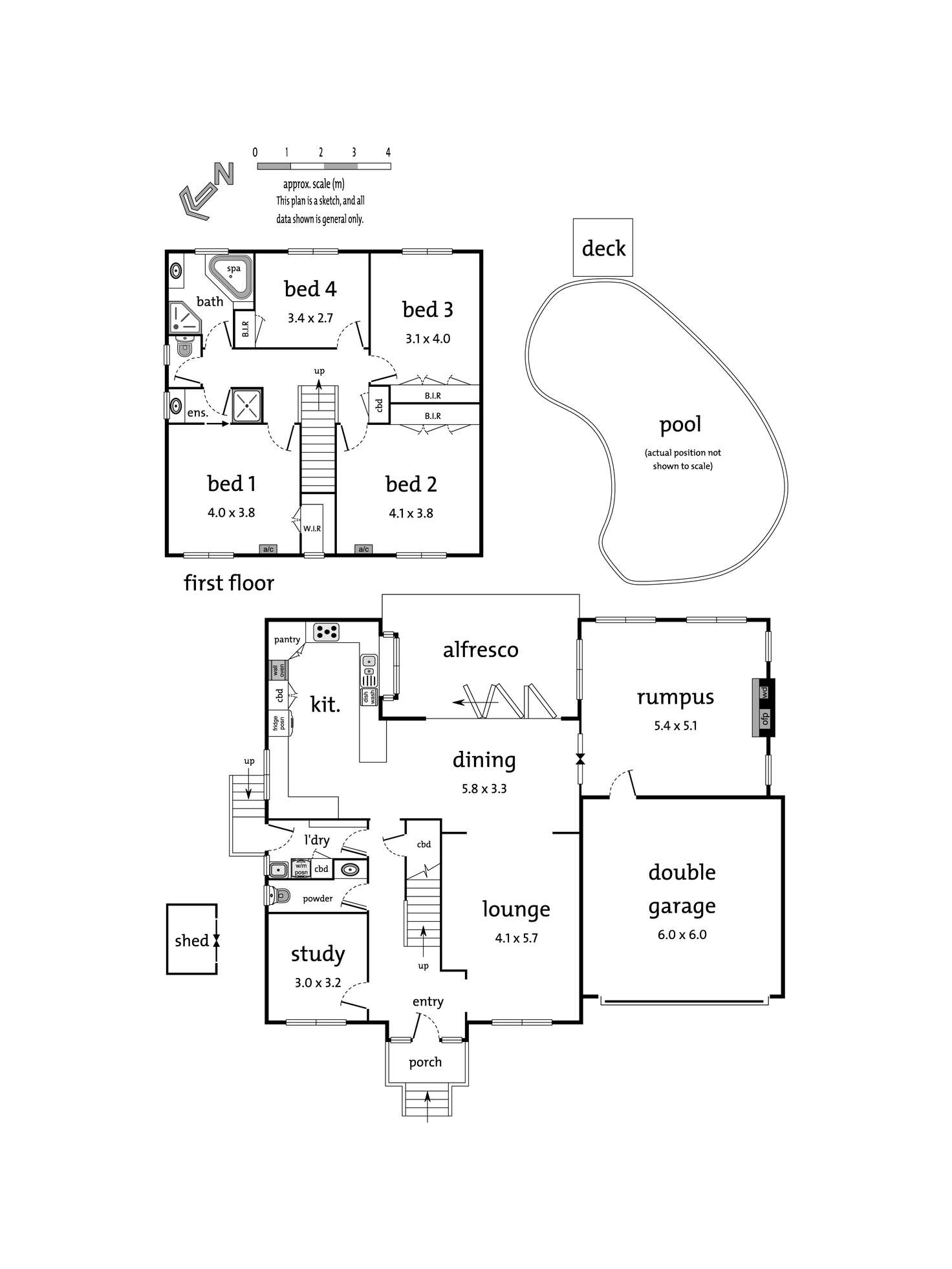 Floorplan of Homely house listing, 12 Rosco Drive, Templestowe VIC 3106