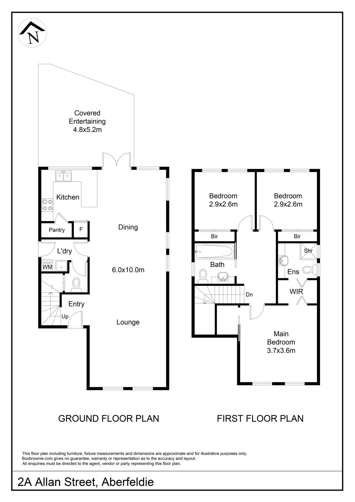 Floorplan of Homely house listing, 2A Allan Street, Aberfeldie VIC 3040