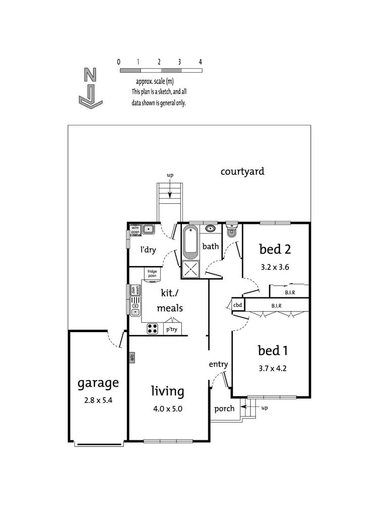 Floorplan of Homely unit listing, 3/482-484 Mitcham Road, Mitcham VIC 3132