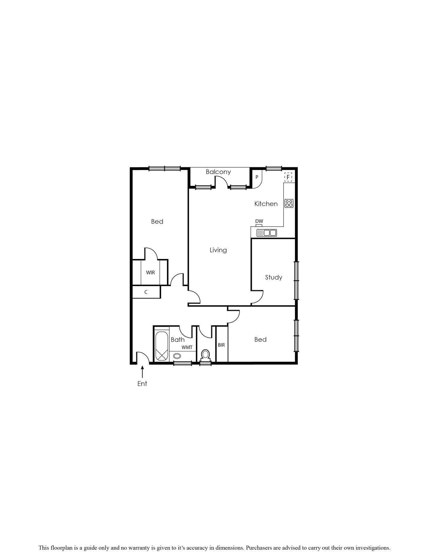 Floorplan of Homely apartment listing, 6/81 Alma Road, St Kilda VIC 3182