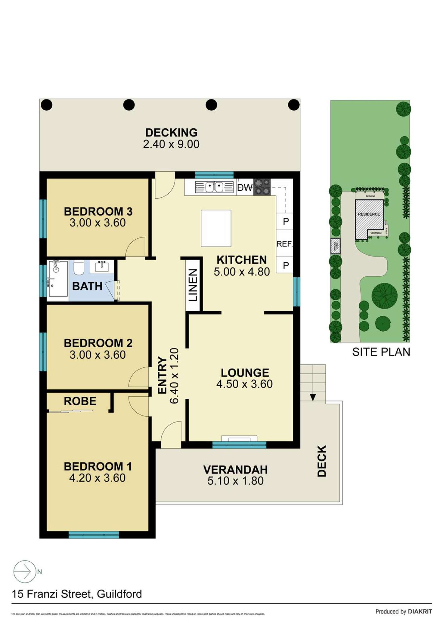 Floorplan of Homely house listing, 15 Franzi Street, Guildford VIC 3451