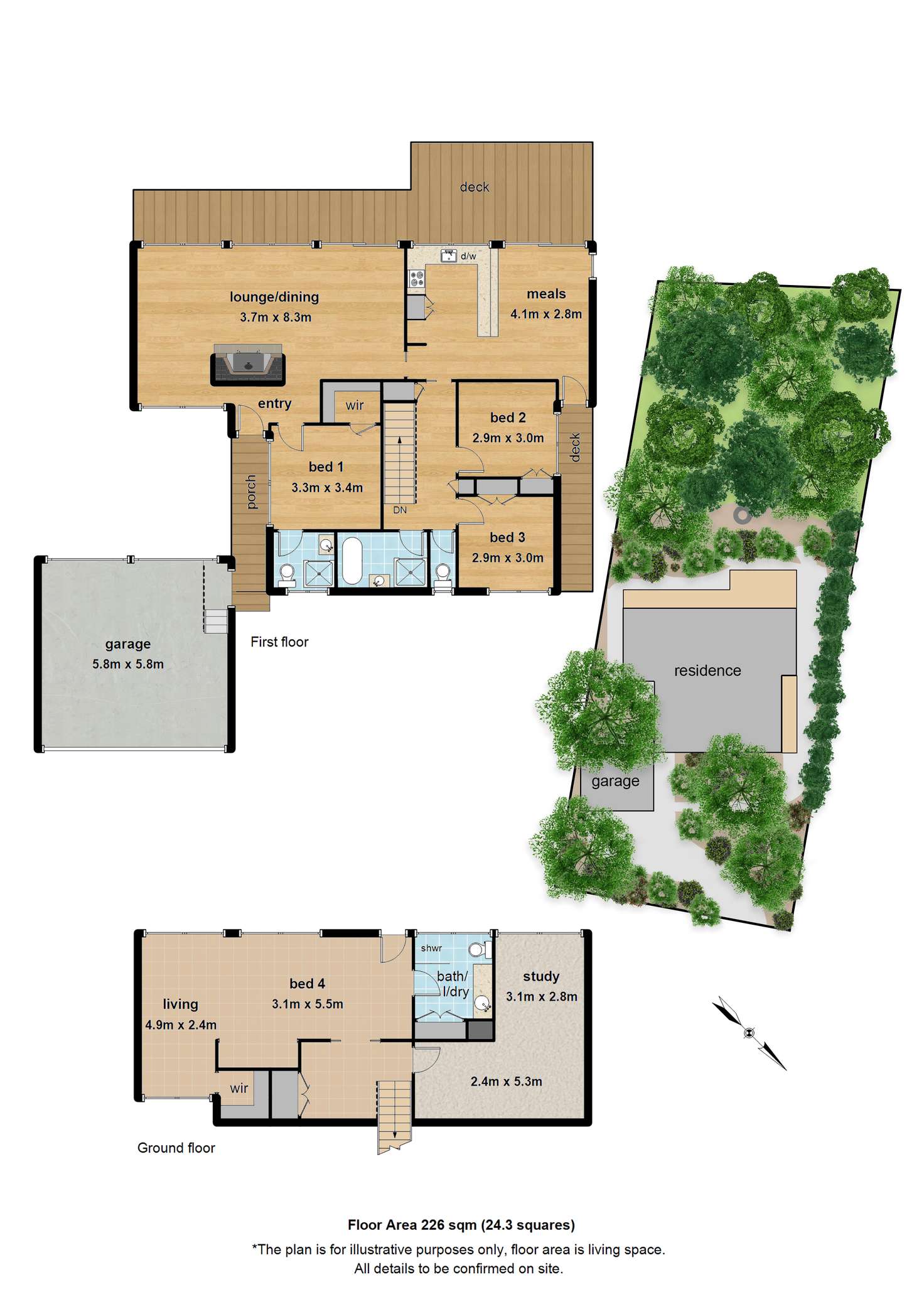 Floorplan of Homely house listing, 10 Baldwin Avenue, Upper Ferntree Gully VIC 3156