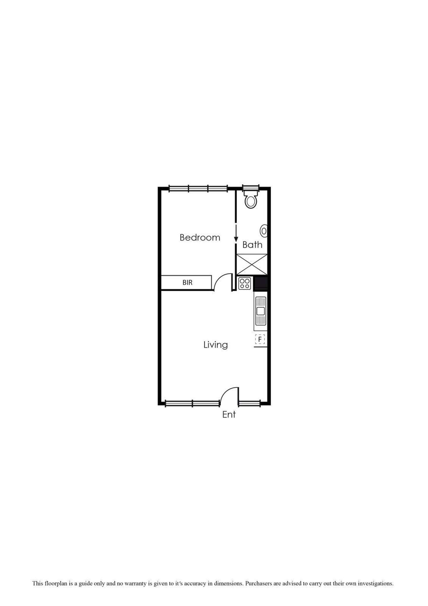 Floorplan of Homely apartment listing, 17/40 Waterloo Crescent, St Kilda VIC 3182