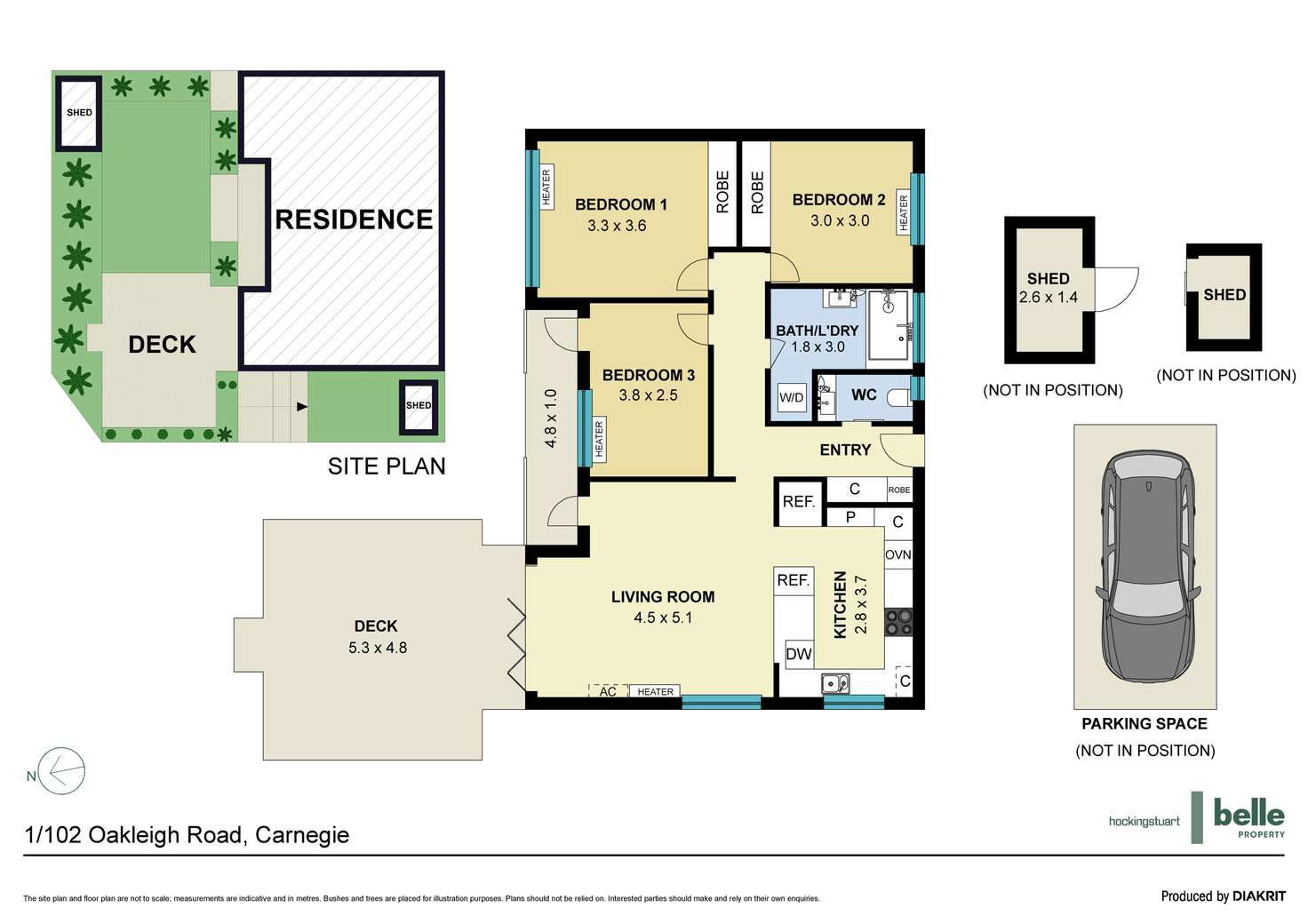 Floorplan of Homely apartment listing, 1/102 Oakleigh Road, Carnegie VIC 3163