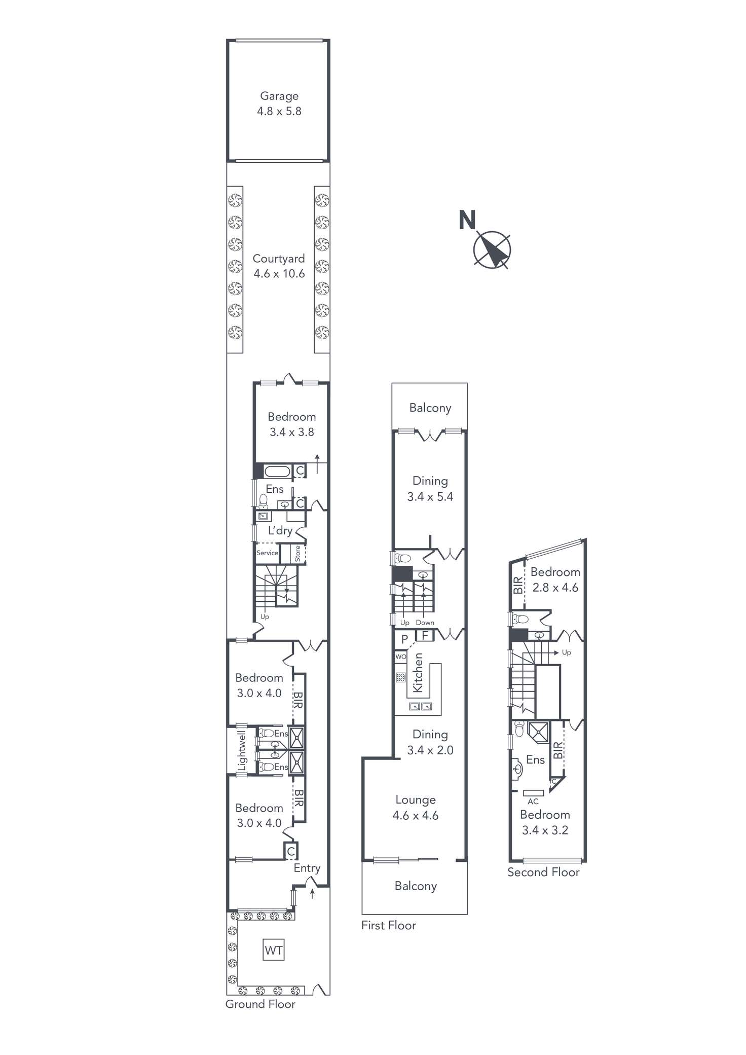 Floorplan of Homely house listing, 287A Beaconsfield Parade, Middle Park VIC 3206