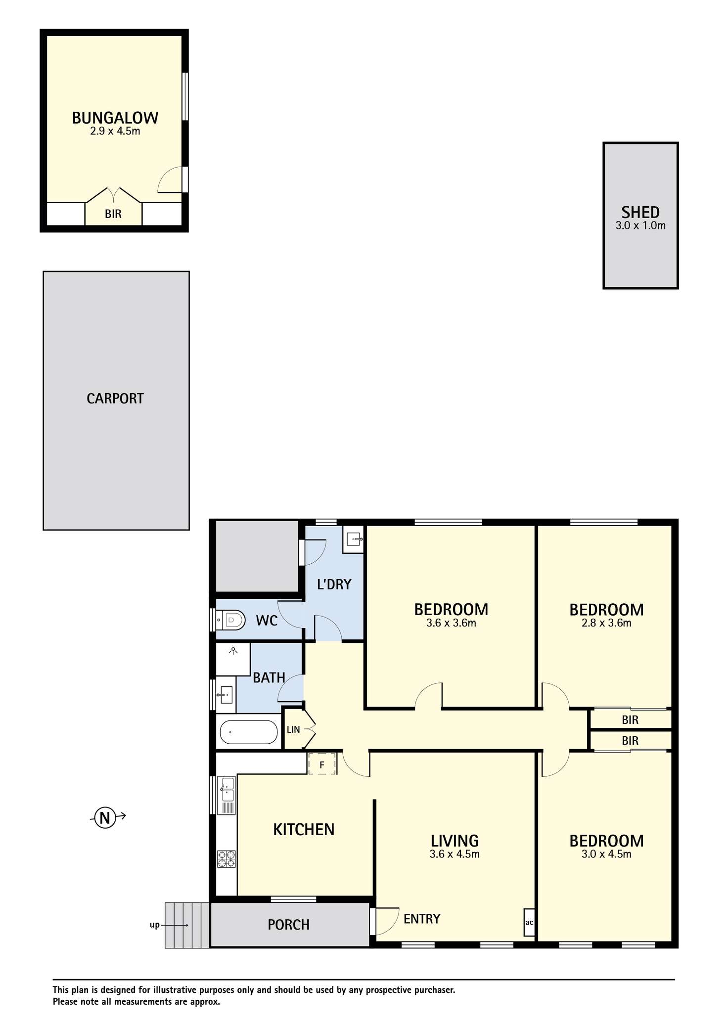 Floorplan of Homely house listing, 55 Frensham Road, Watsonia VIC 3087