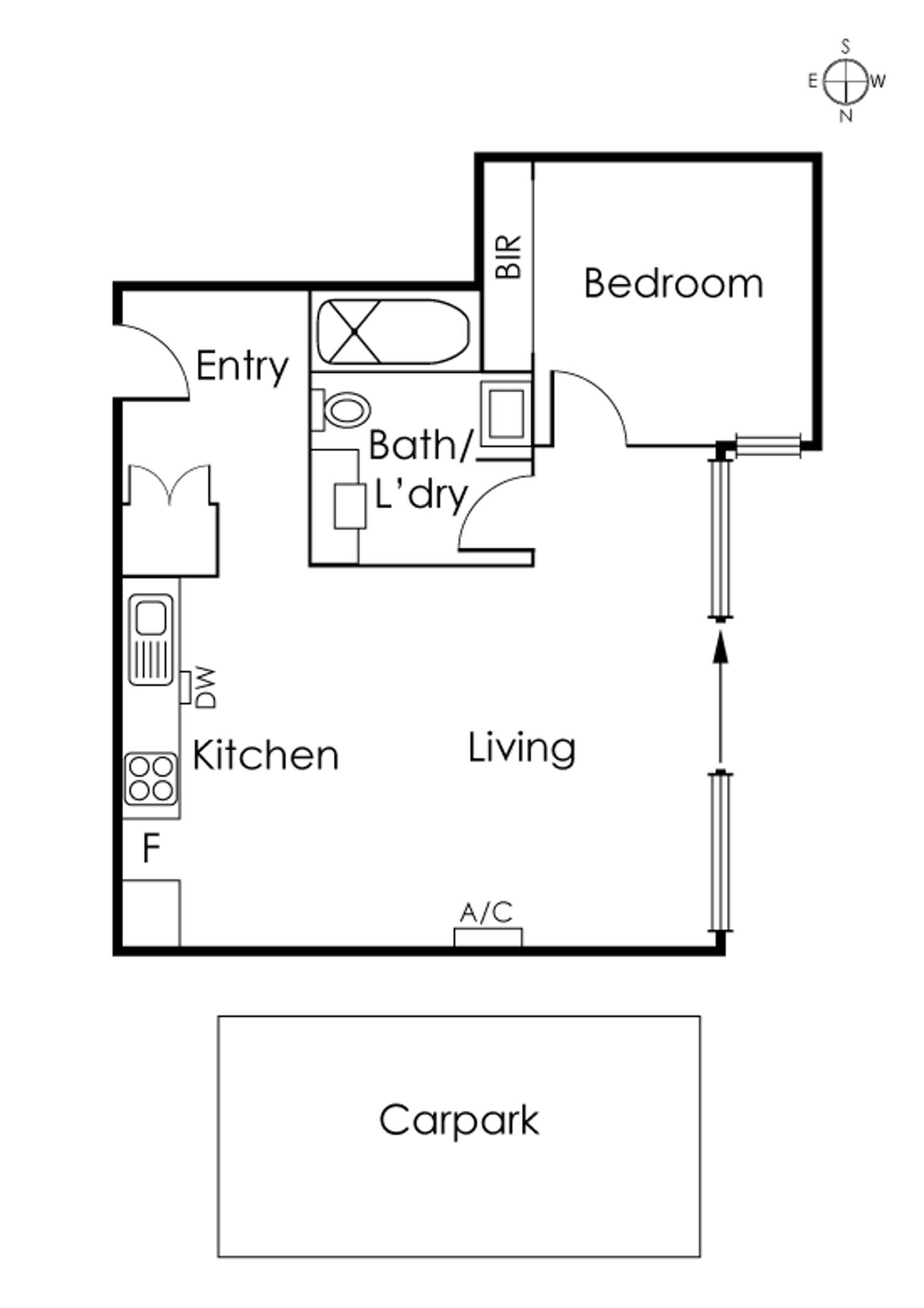 Floorplan of Homely apartment listing, 103/63 Stawell Street, Richmond VIC 3121