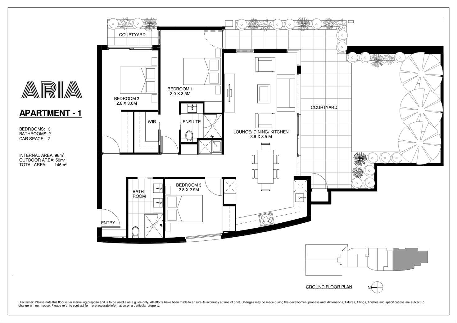 Floorplan of Homely apartment listing, G01/77 Riversdale Road, Hawthorn VIC 3122