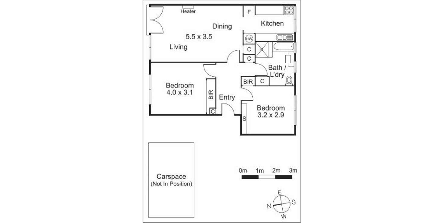 Floorplan of Homely apartment listing, 25/61 Kooyong Road, Armadale VIC 3143