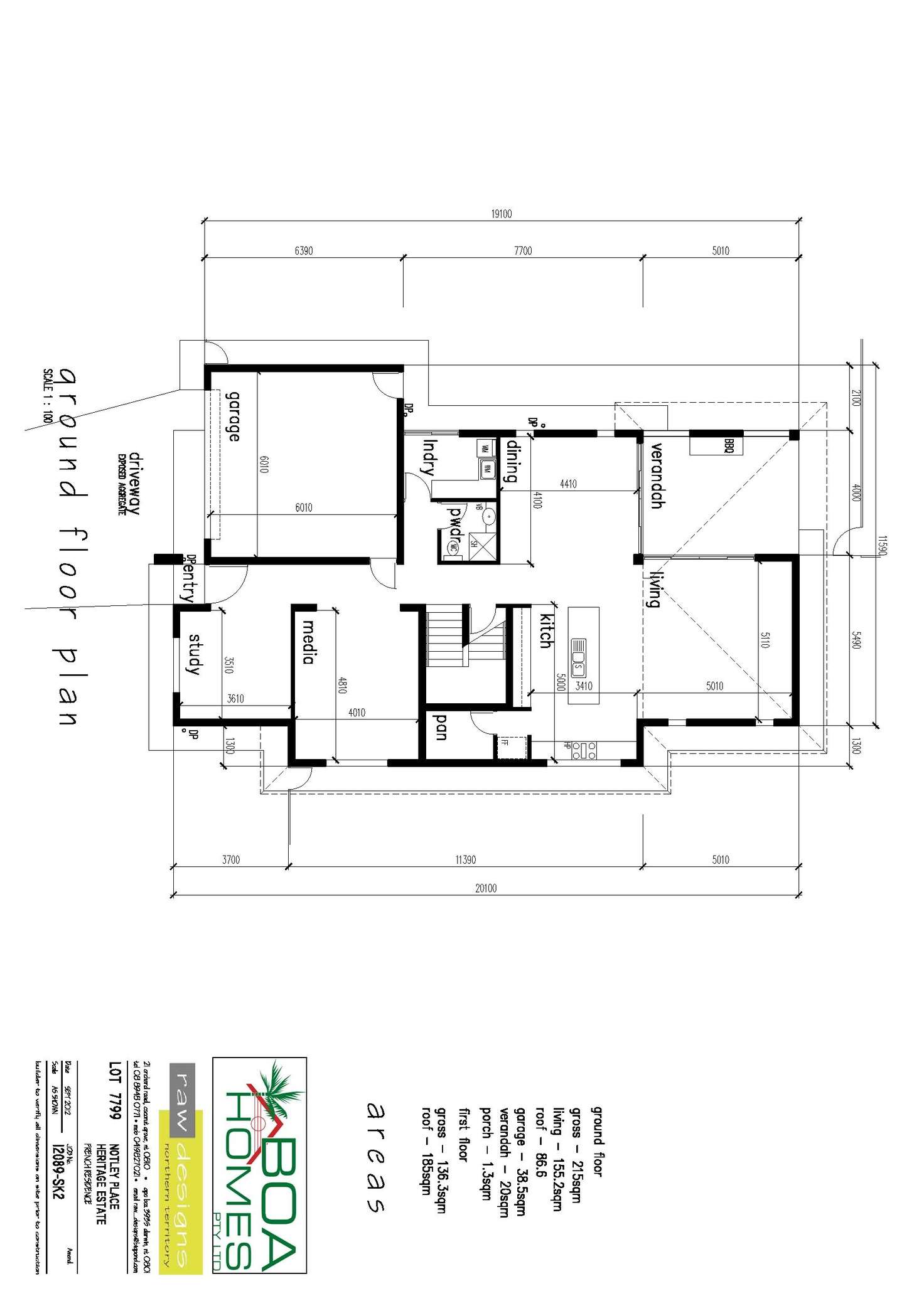 Floorplan of Homely house listing, 5 Notley Place, Parap NT 820