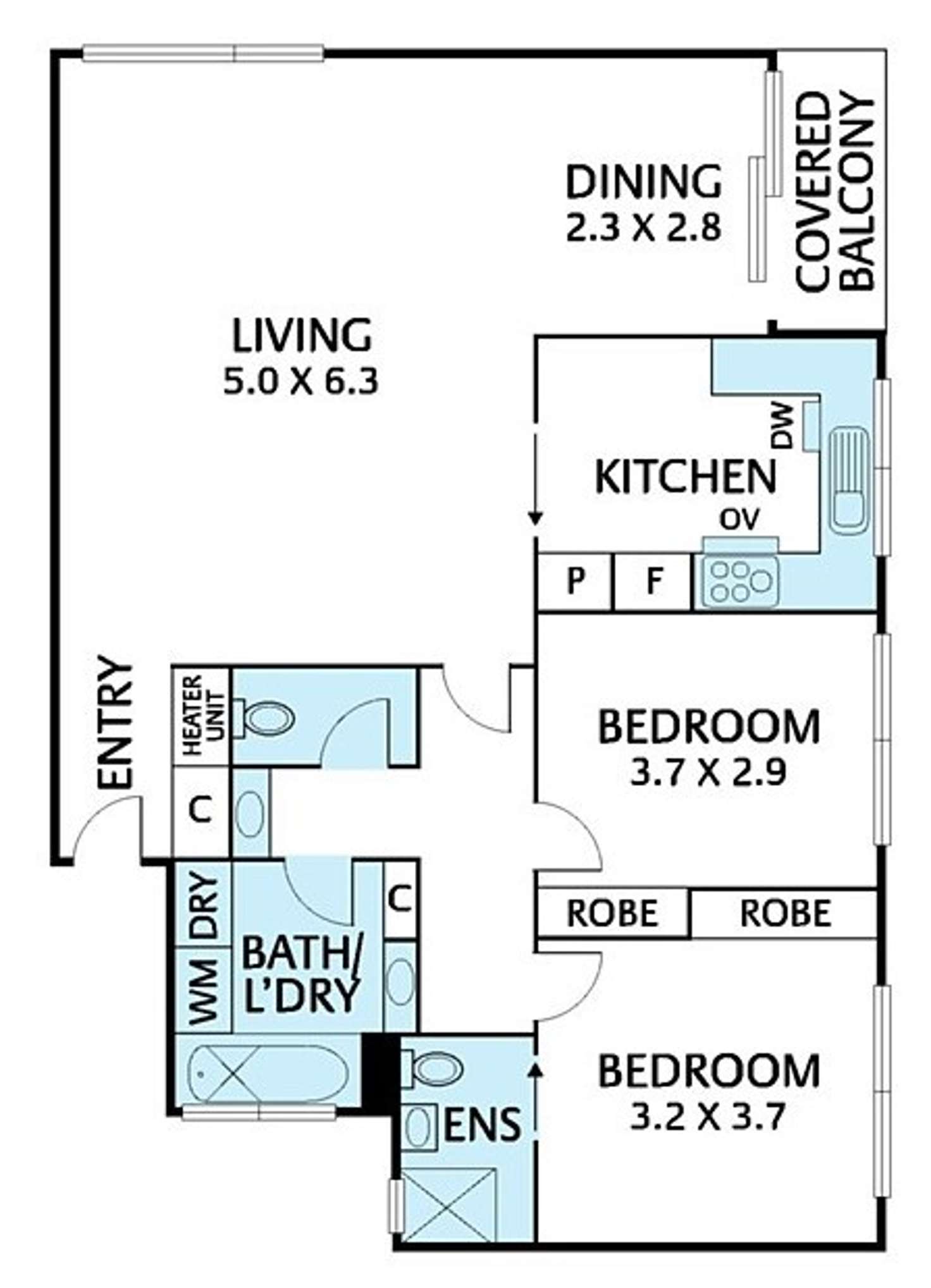 Floorplan of Homely apartment listing, 22/521 Royal Parade, Parkville VIC 3052