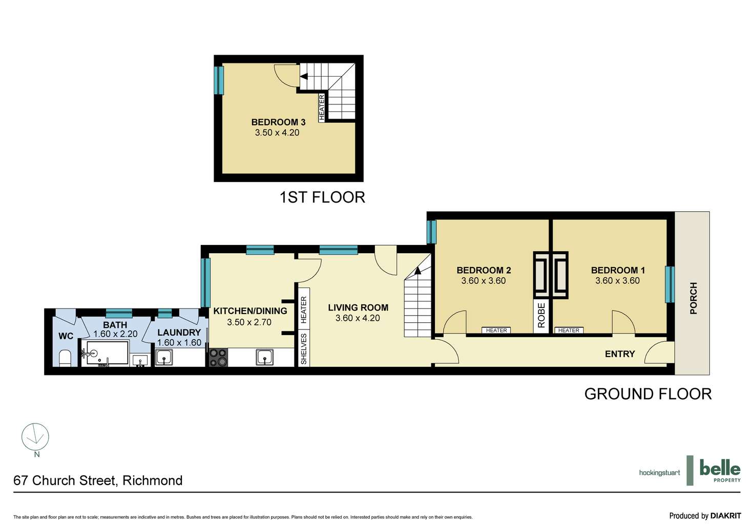 Floorplan of Homely house listing, 67 Church Street, Richmond VIC 3121