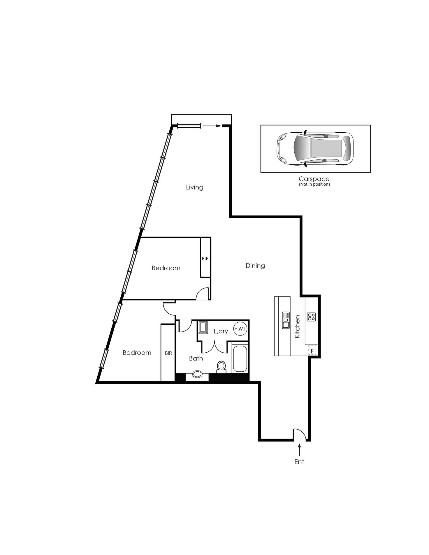 Floorplan of Homely apartment listing, 44/1 St Kilda Road, St Kilda VIC 3182