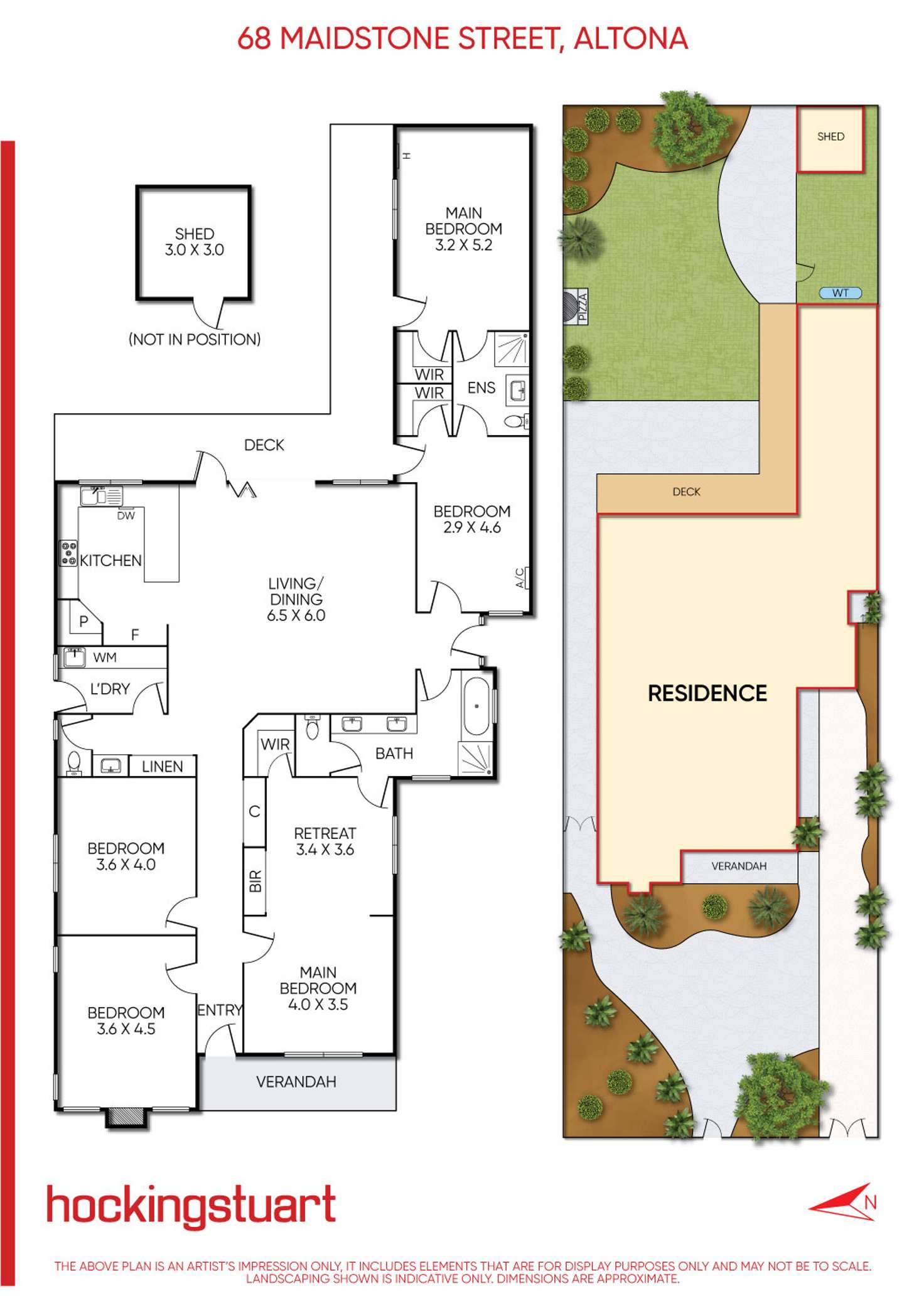 Floorplan of Homely house listing, 68 Maidstone Street, Altona VIC 3018