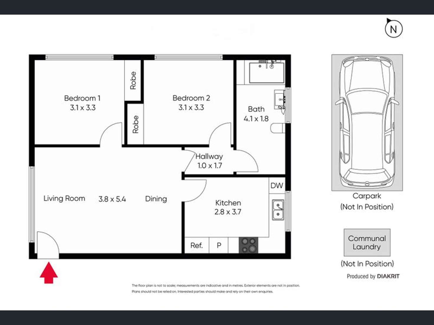 Floorplan of Homely apartment listing, 3/21 Waterloo Crescent, St Kilda VIC 3182