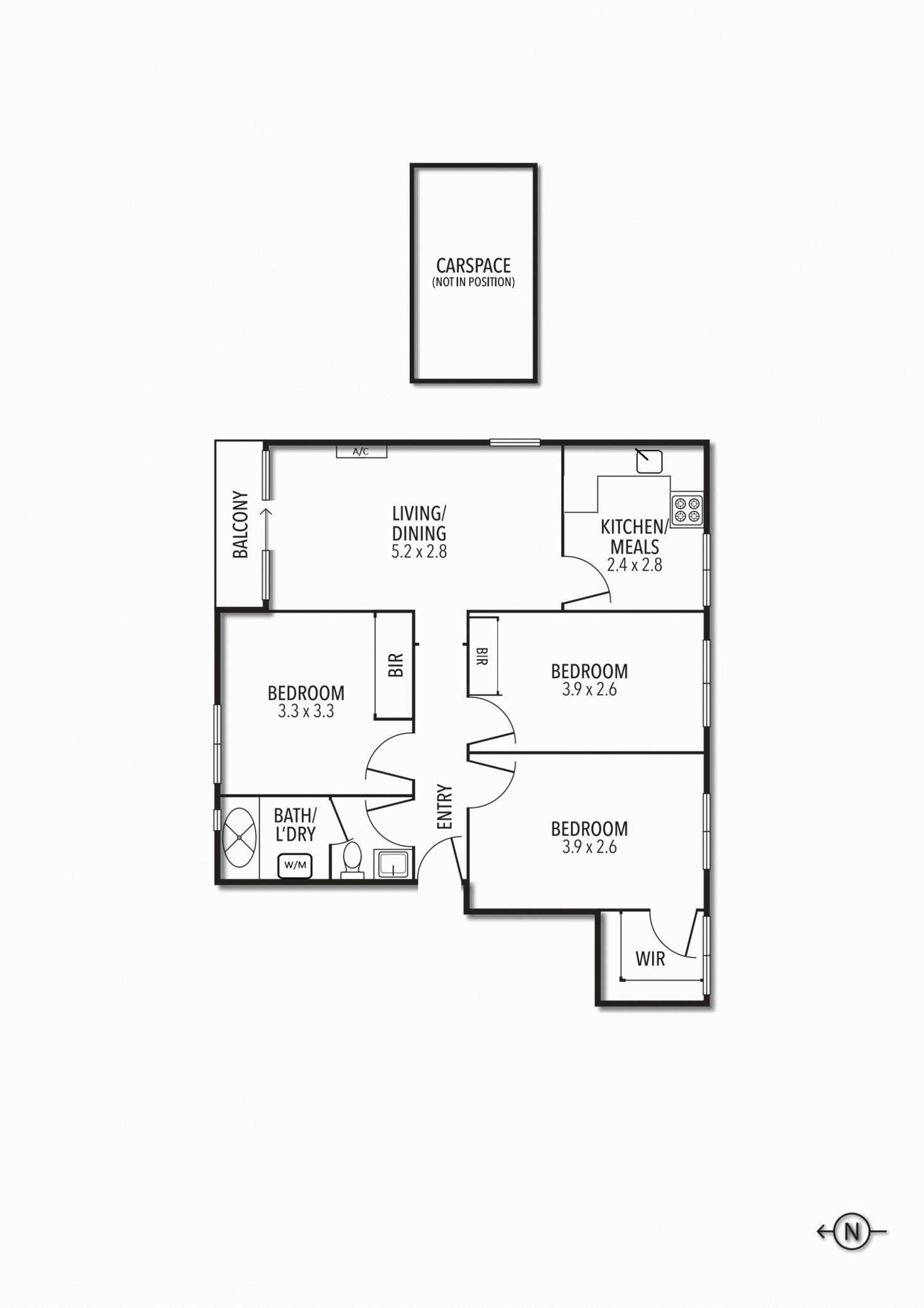 Floorplan of Homely apartment listing, 8/22 Murphy Street, South Yarra VIC 3141