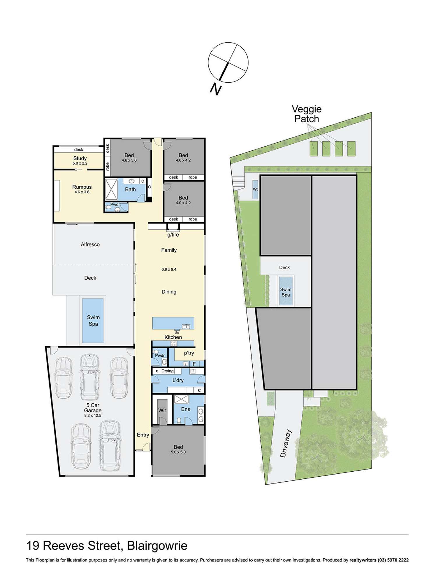 Floorplan of Homely house listing, 19 Reeves Street, Blairgowrie VIC 3942