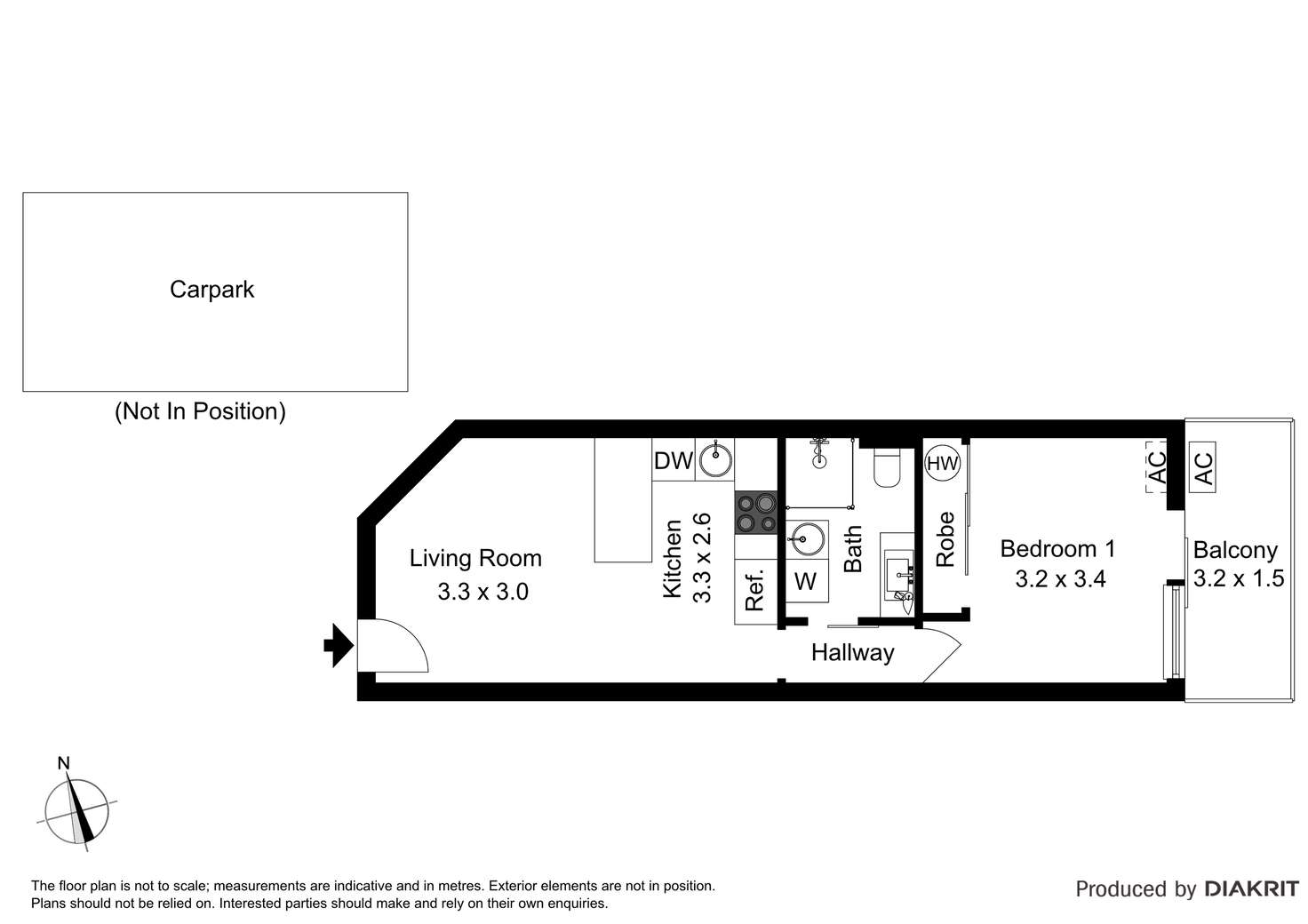 Floorplan of Homely apartment listing, 210/111 Punt Road, Prahran VIC 3181