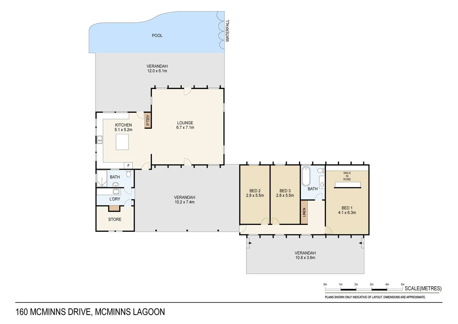 Floorplan of Homely house listing, 160 Mcminns Drive, Mcminns Lagoon NT 822