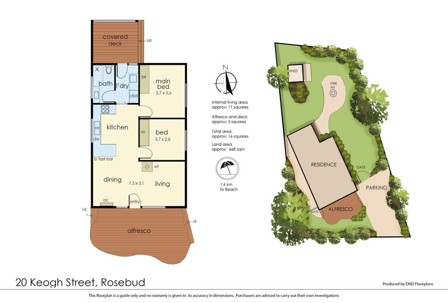 Floorplan of Homely house listing, 20 Keogh Street, Rosebud VIC 3939