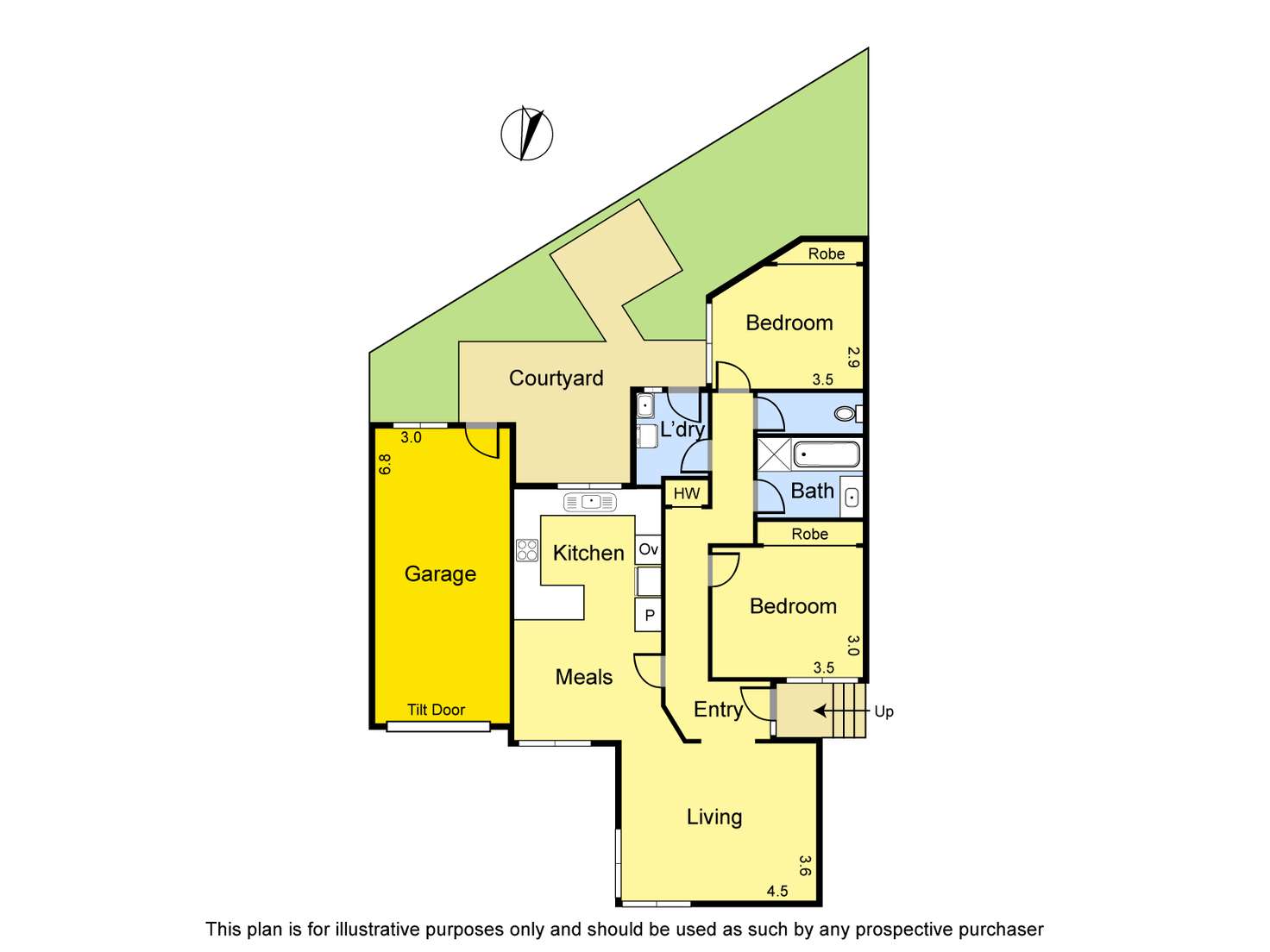 Floorplan of Homely unit listing, 3/8 Finlayson Street, Rosanna VIC 3084