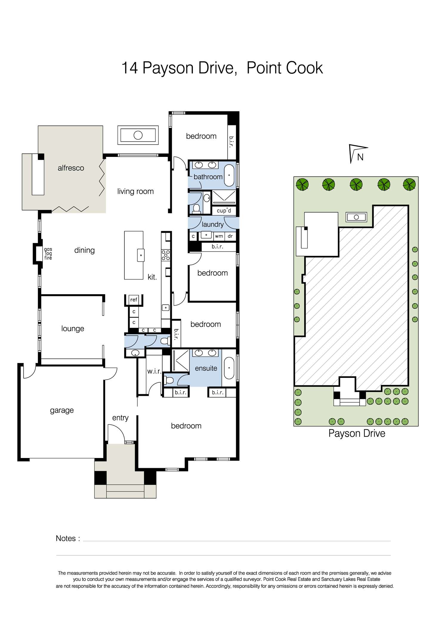 Floorplan of Homely house listing, 14 Payson Drive, Point Cook VIC 3030