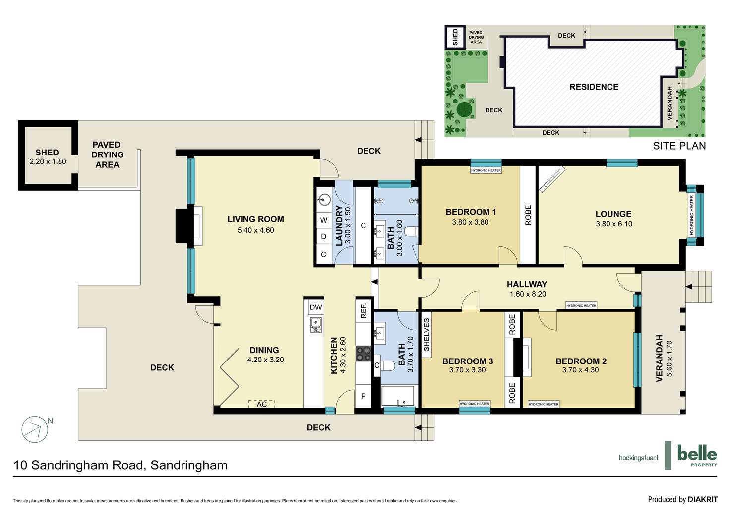 Floorplan of Homely house listing, 10 Sandringham Road, Sandringham VIC 3191