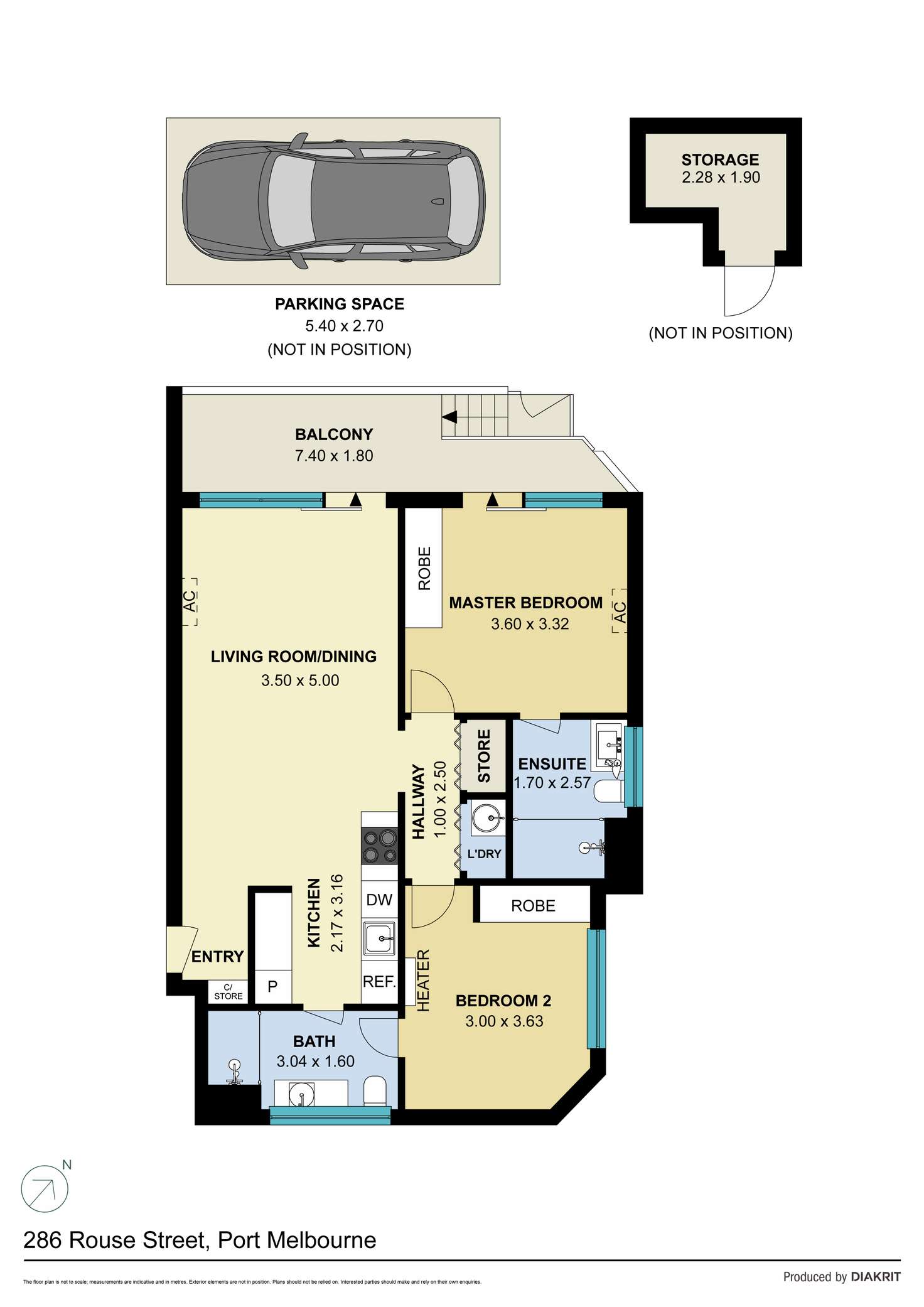 Floorplan of Homely apartment listing, G04/286 Rouse Street, Port Melbourne VIC 3207