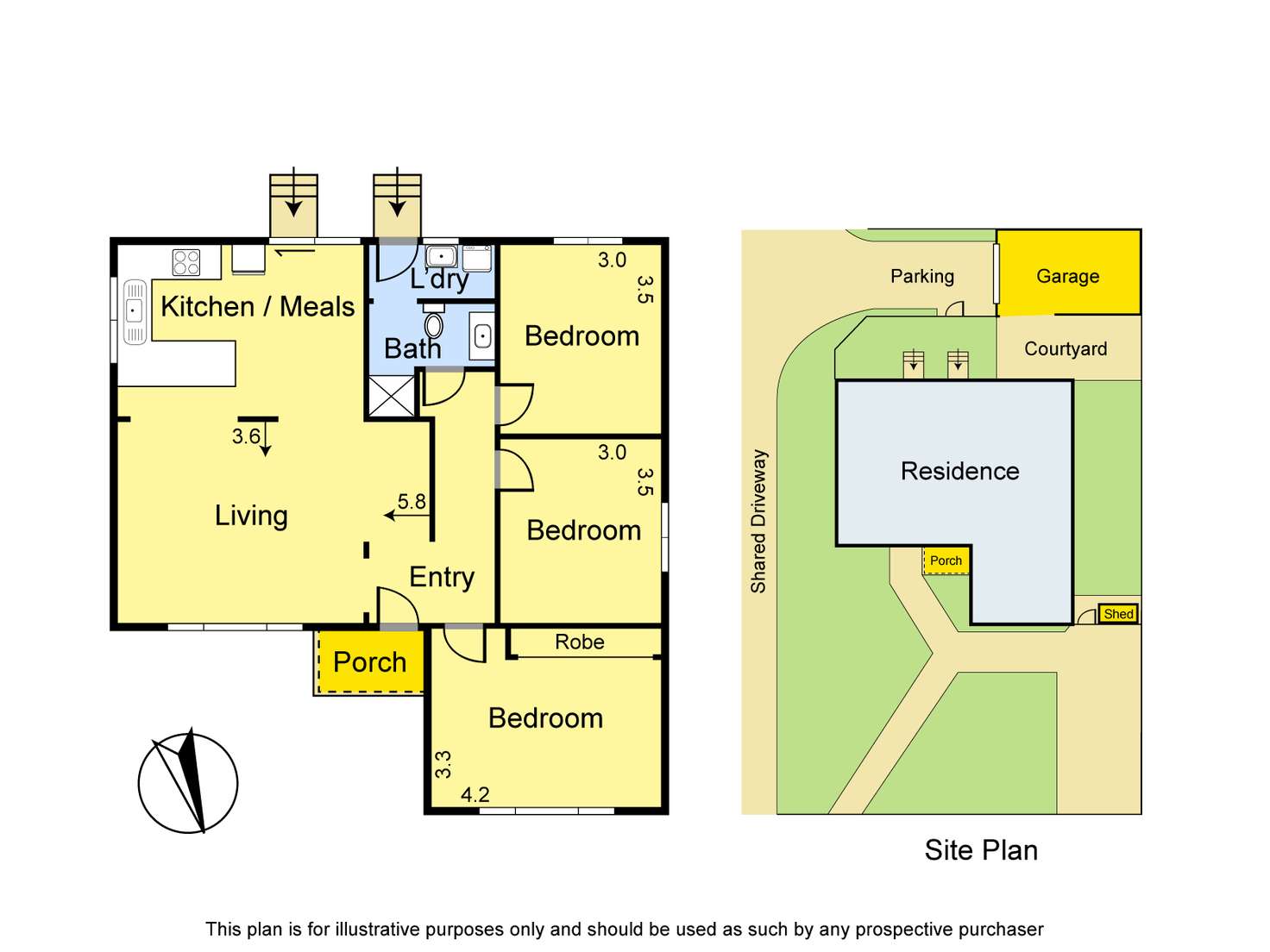 Floorplan of Homely house listing, 1/18 Leafield Street, Watsonia VIC 3087