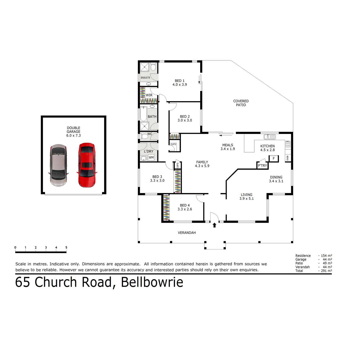 Floorplan of Homely house listing, 65 Church Road, Bellbowrie QLD 4070