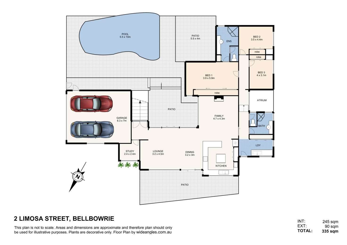 Floorplan of Homely house listing, 2 Limosa Street, Bellbowrie QLD 4070