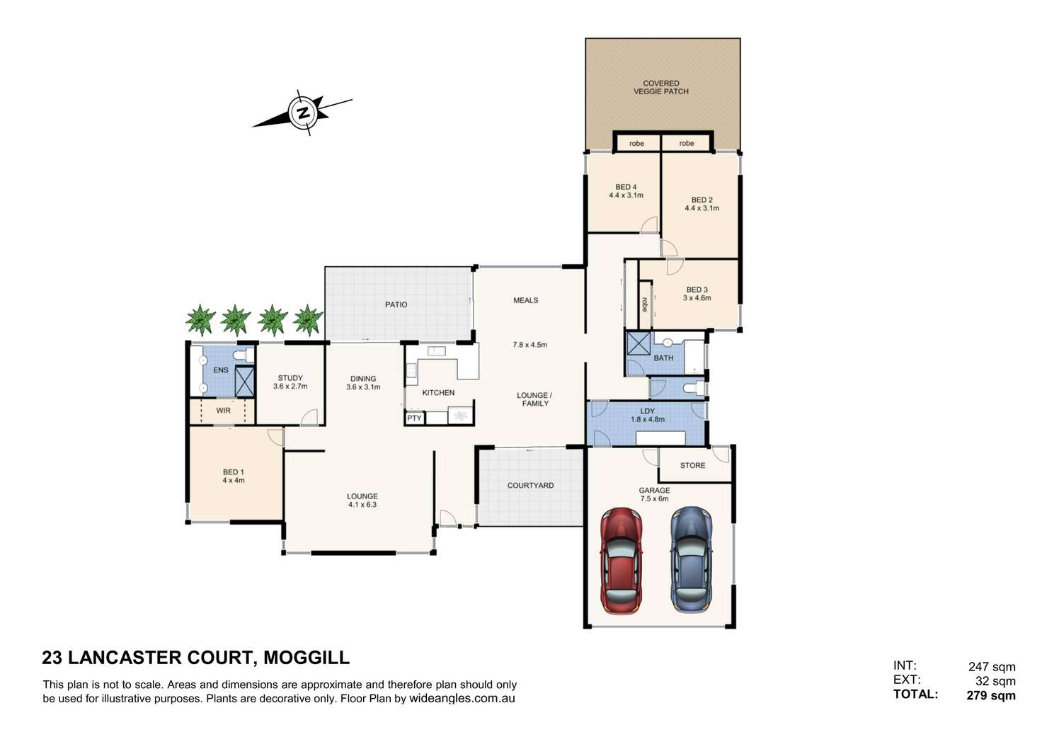 Floorplan of Homely house listing, 23 Lancaster Court, Moggill QLD 4070