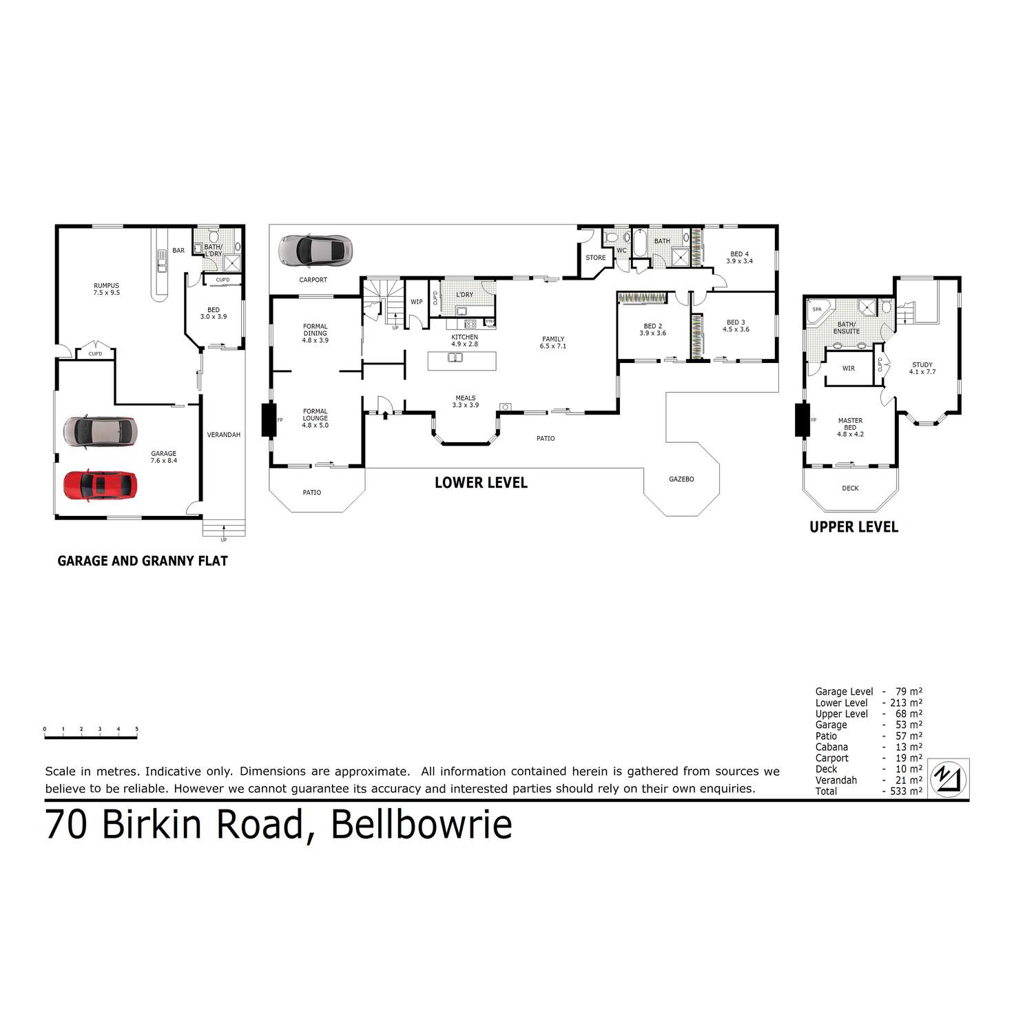 Floorplan of Homely acreageSemiRural listing, 70 Birkin Road, Bellbowrie QLD 4070