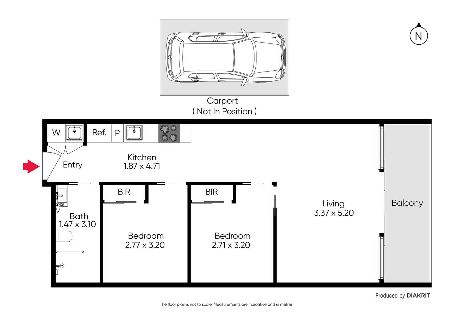 Floorplan of Homely apartment listing, 822/35 Malcolm Street, South Yarra VIC 3141