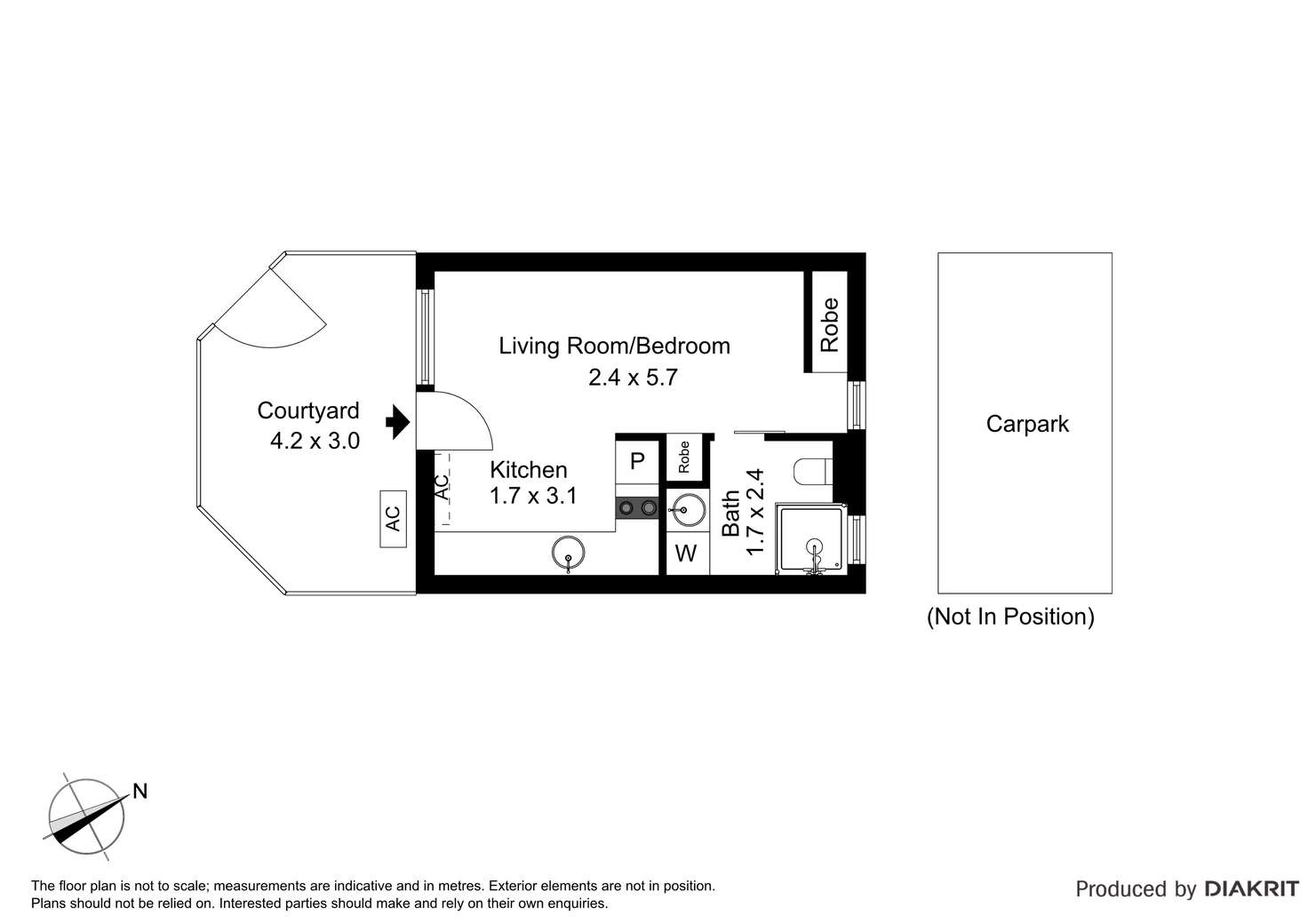 Floorplan of Homely apartment listing, 6/1 Lumley Court, Prahran VIC 3181