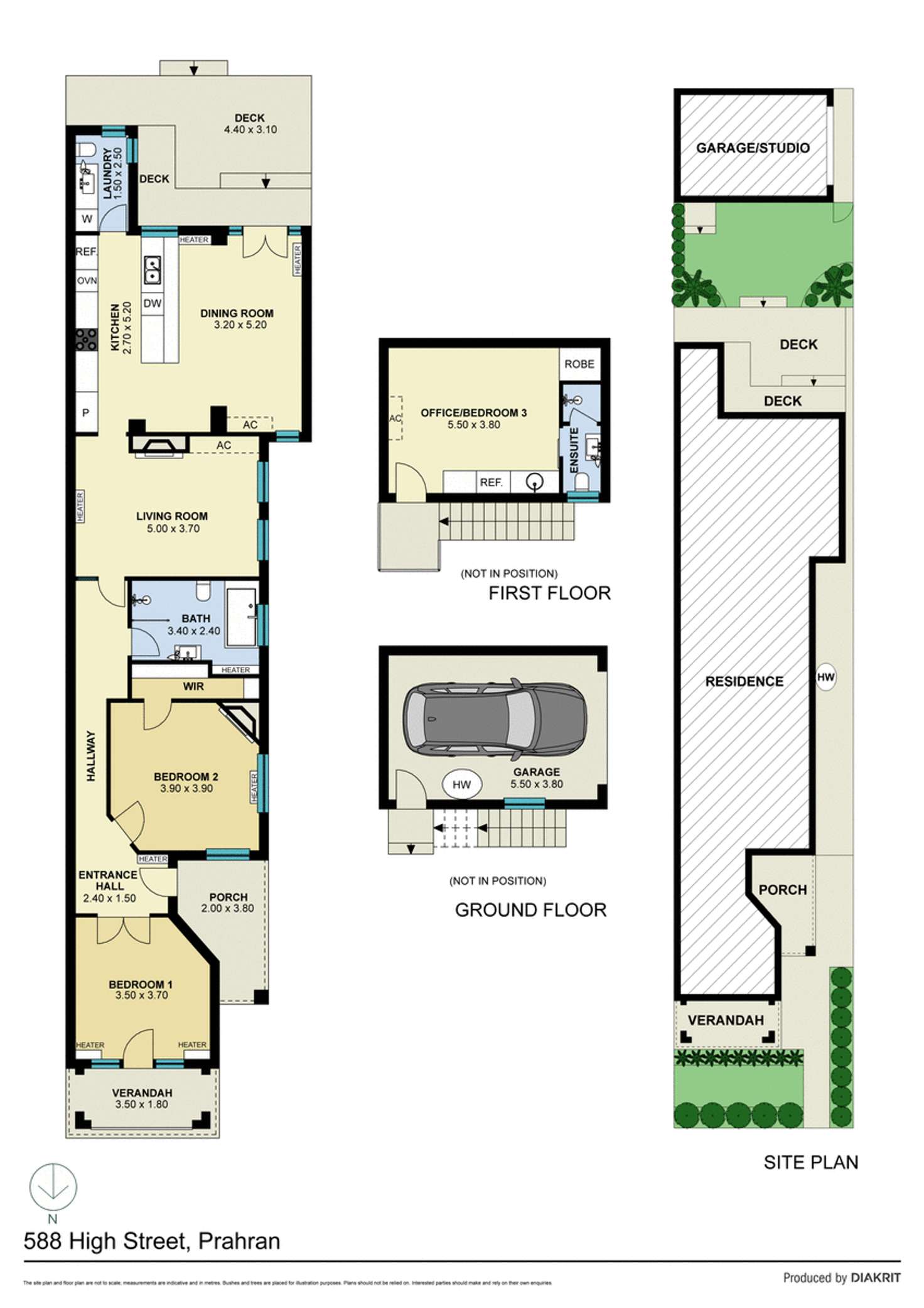 Floorplan of Homely house listing, 588 High Street, Prahran VIC 3181