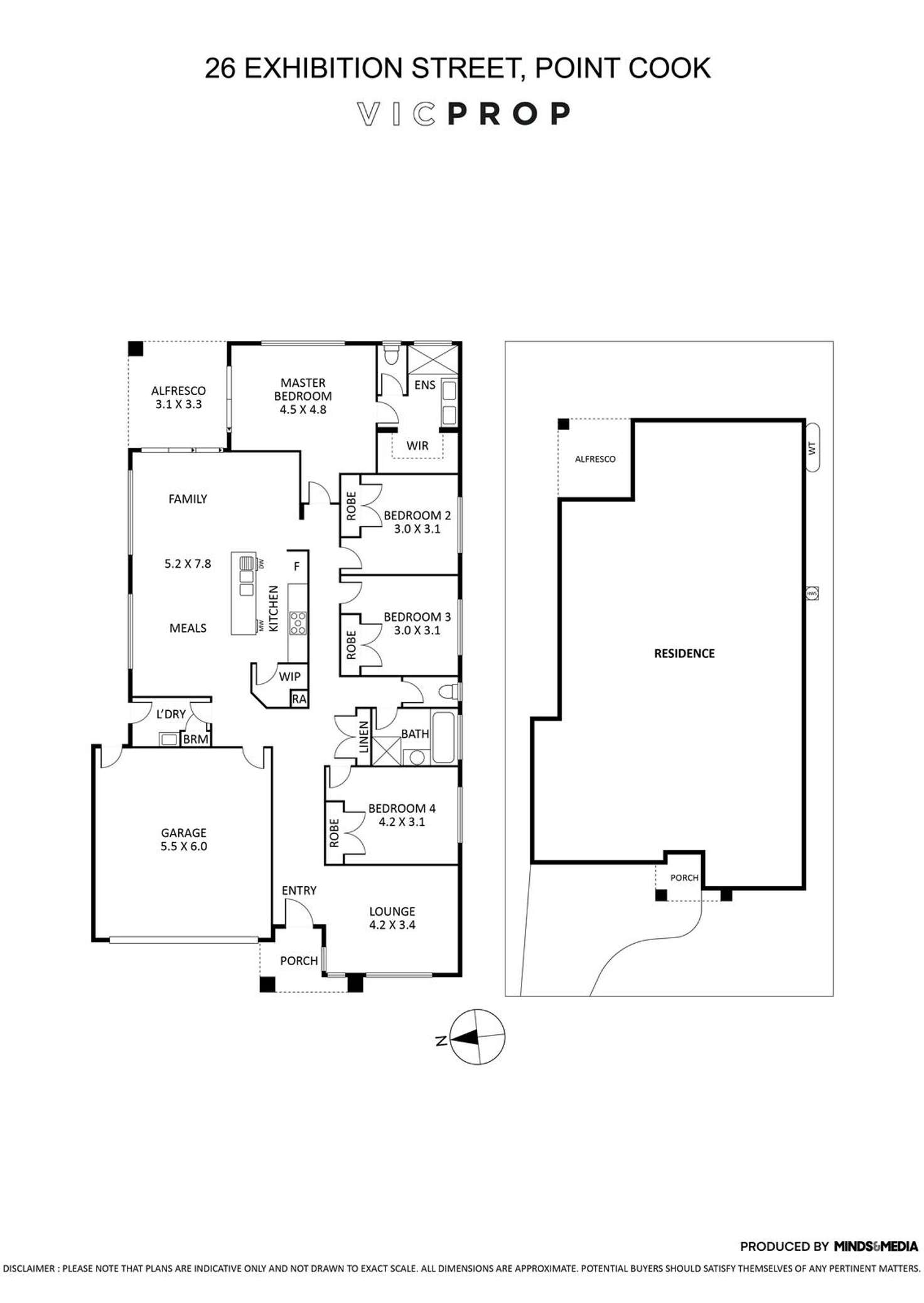 Floorplan of Homely house listing, 26 Exhibition Street, Point Cook VIC 3030