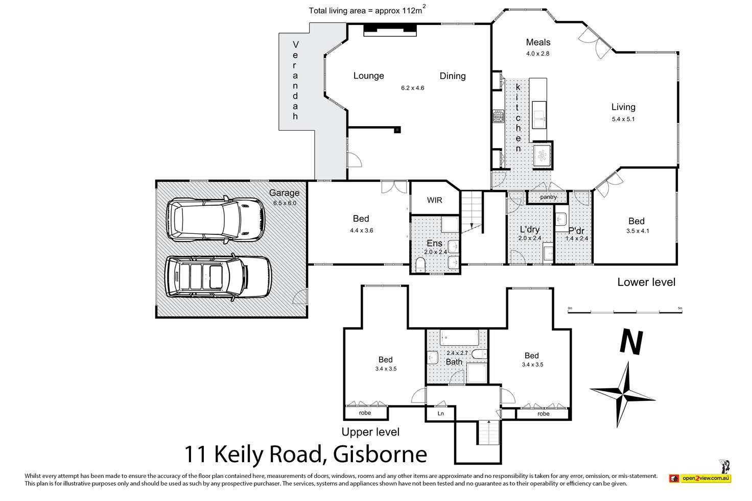 Floorplan of Homely house listing, 11 Keily Road, Gisborne VIC 3437
