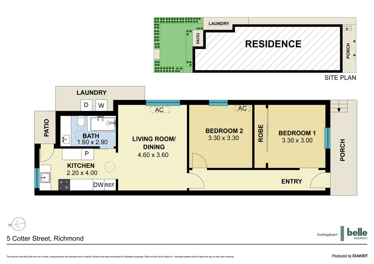Floorplan of Homely house listing, 5 Cotter Street, Richmond VIC 3121