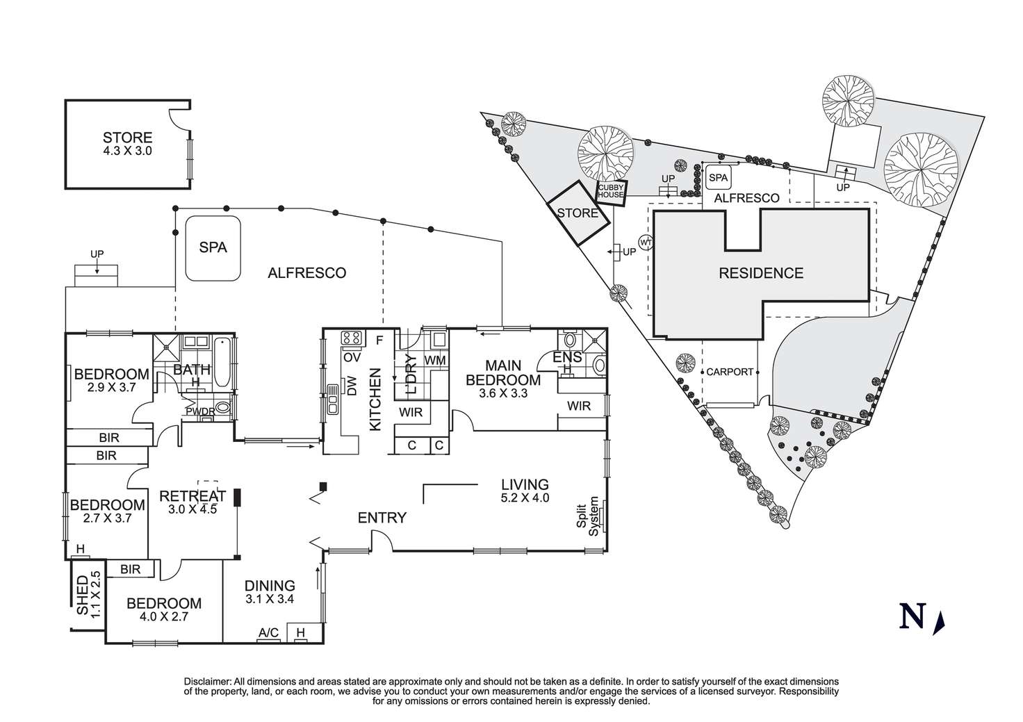 Floorplan of Homely house listing, 8 Haven Court, Mitcham VIC 3132