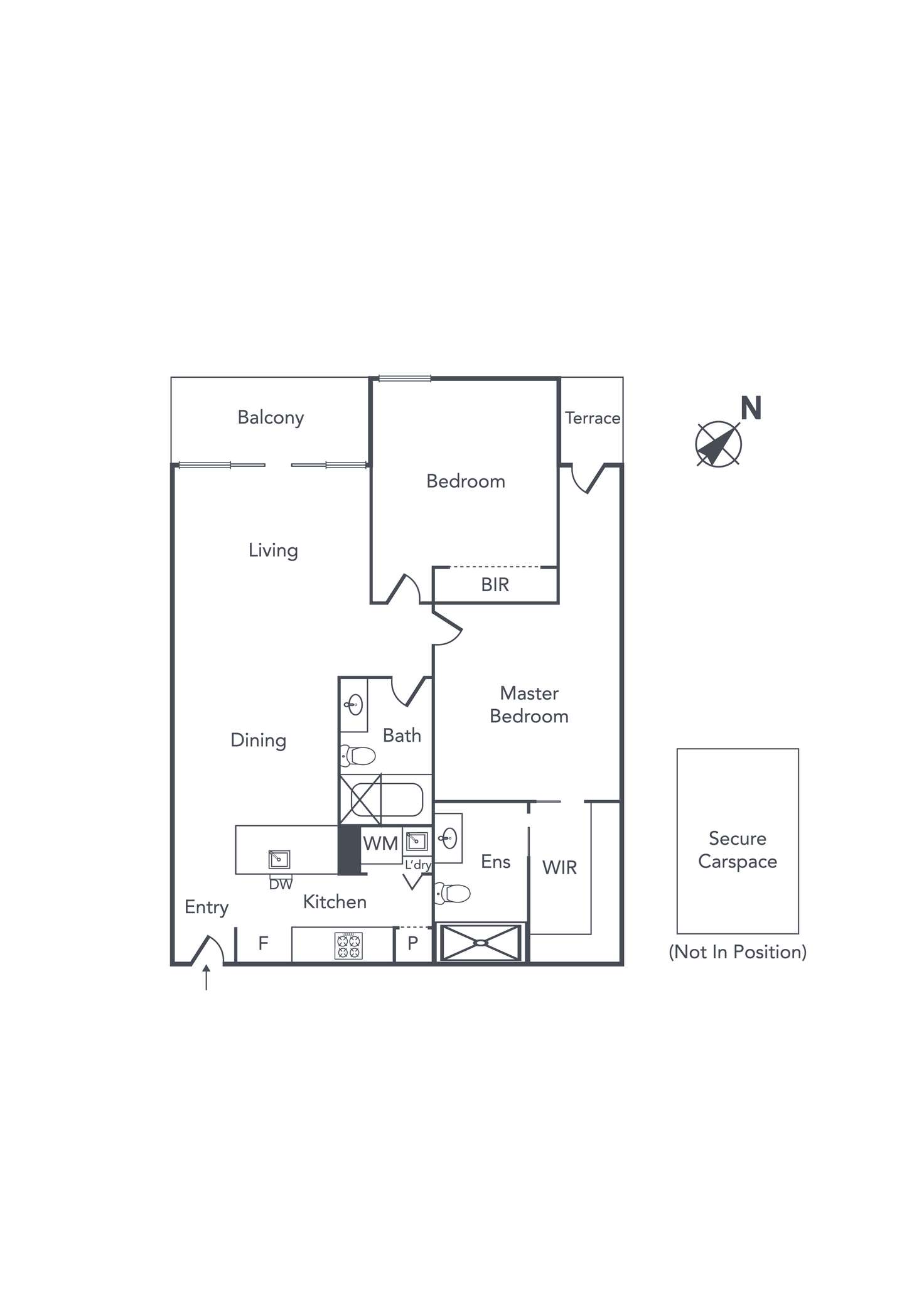 Floorplan of Homely apartment listing, 207/12 Coppin Street, Richmond VIC 3121