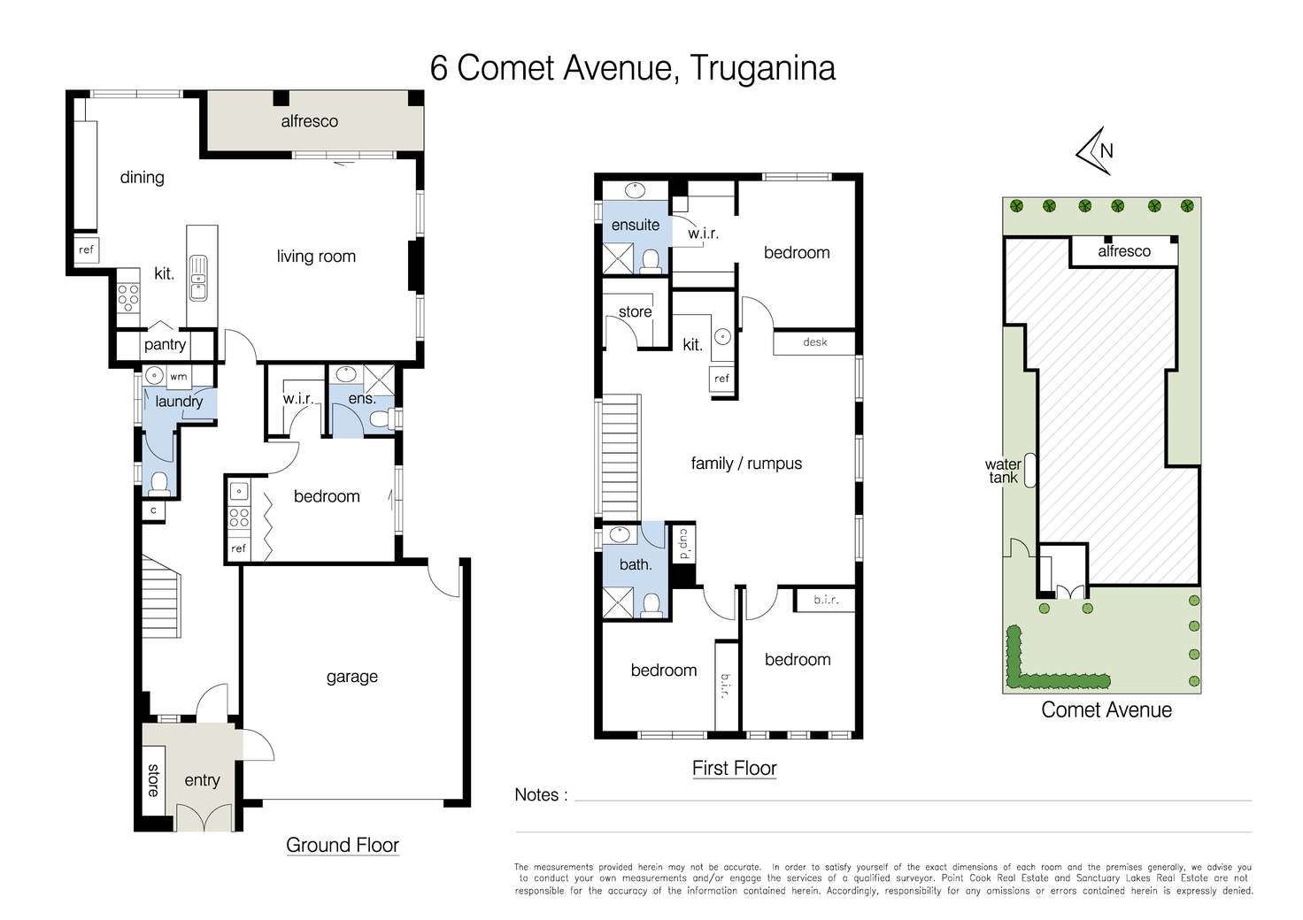 Floorplan of Homely house listing, 6 Comet Avenue, Truganina VIC 3029