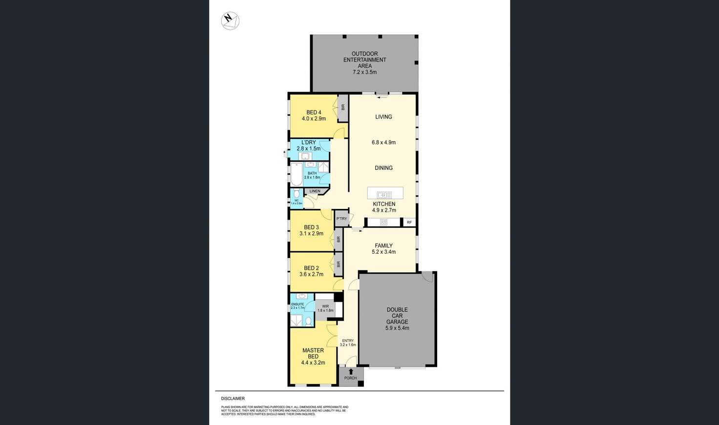 Floorplan of Homely house listing, 18 Macquarie Close, Delacombe VIC 3356