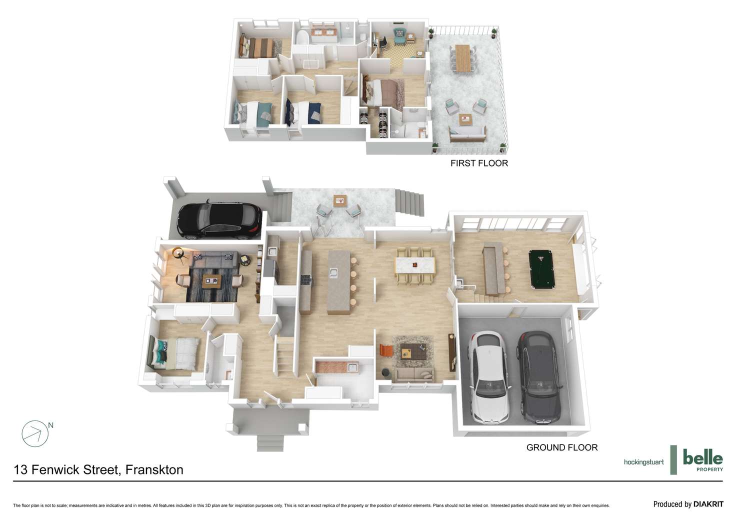 Floorplan of Homely house listing, 13 Fenwick Street, Frankston VIC 3199