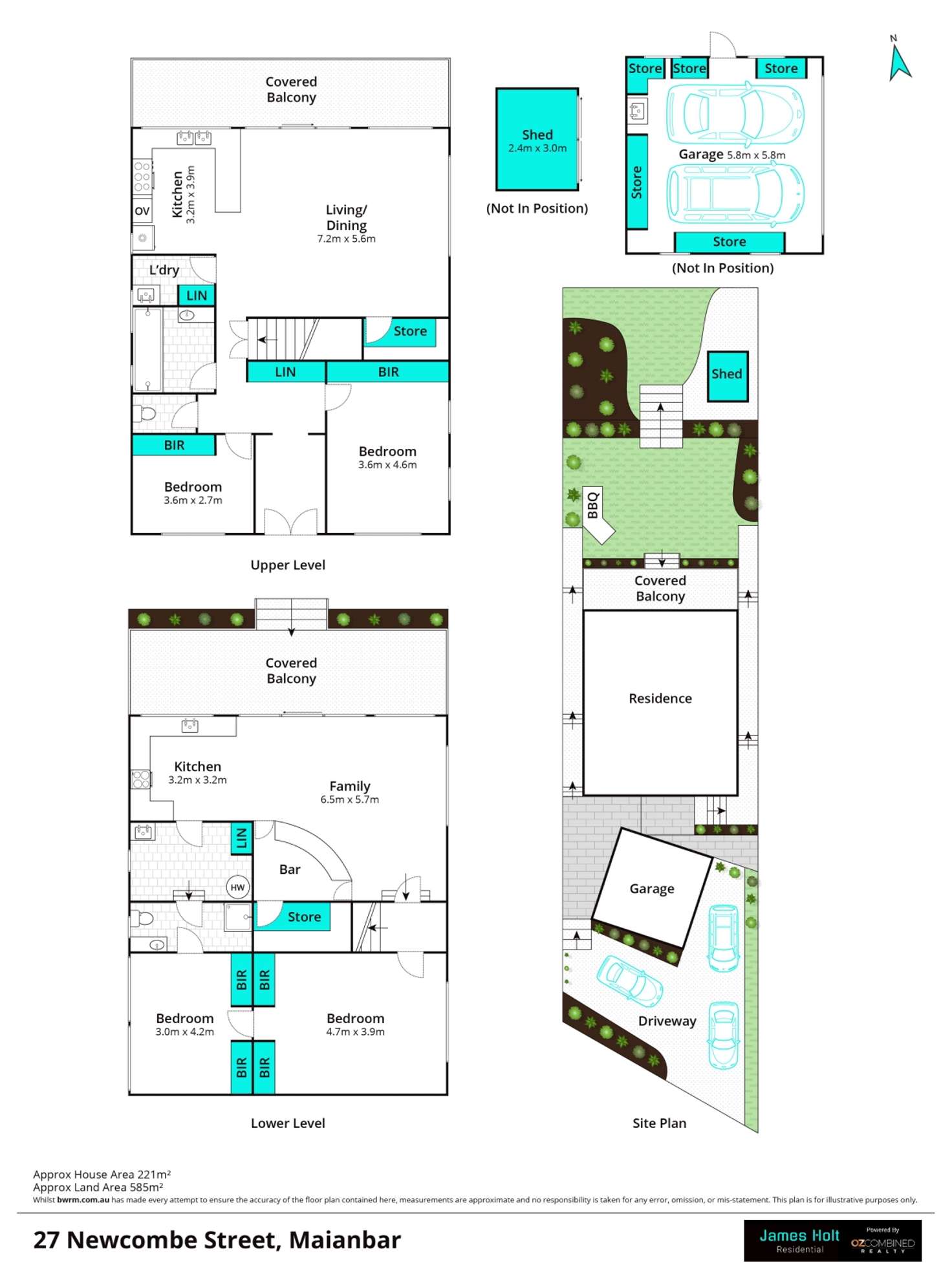 Floorplan of Homely house listing, 27 Newcombe Street, Maianbar NSW 2230