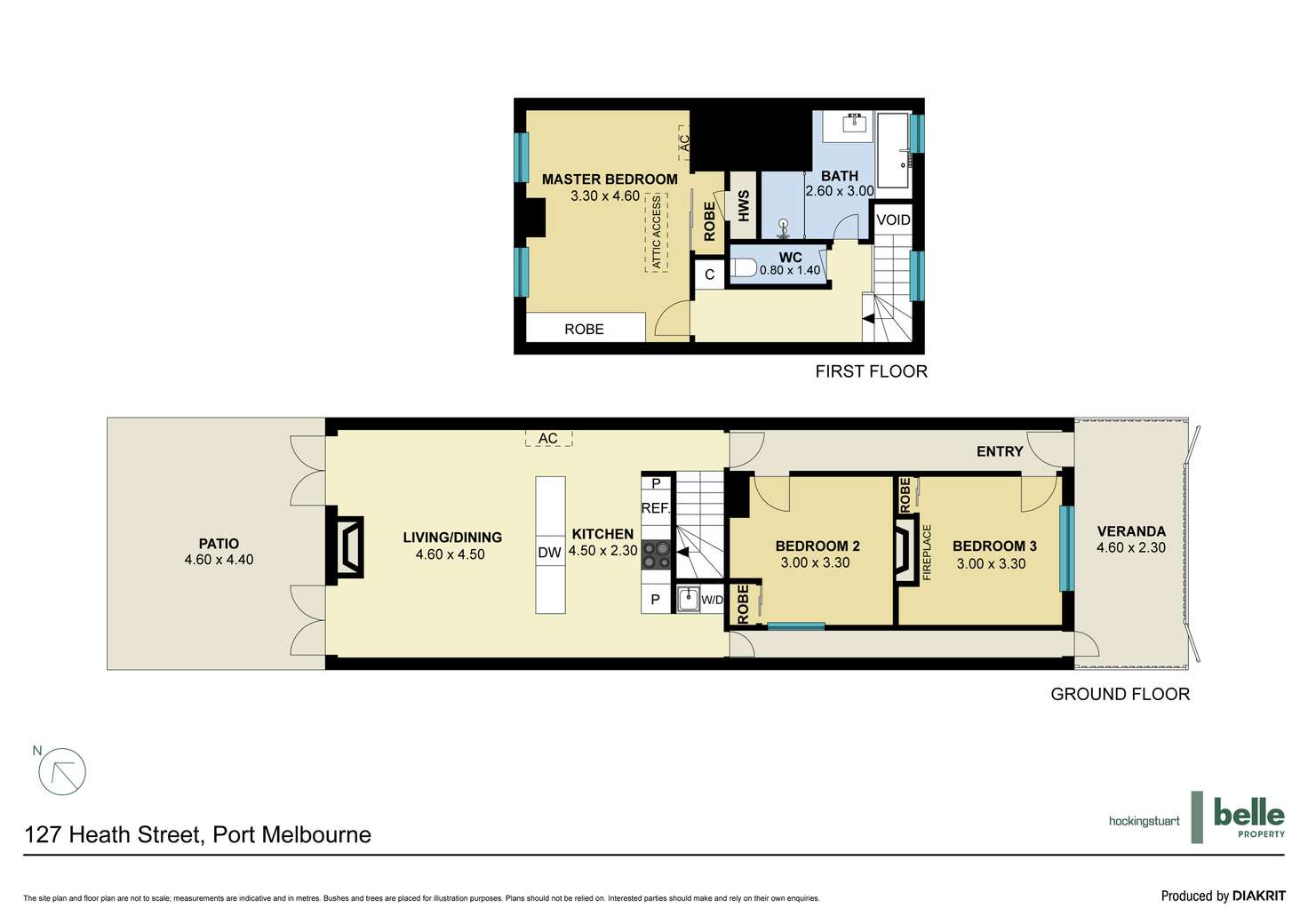 Floorplan of Homely house listing, 127 Heath Street, Port Melbourne VIC 3207