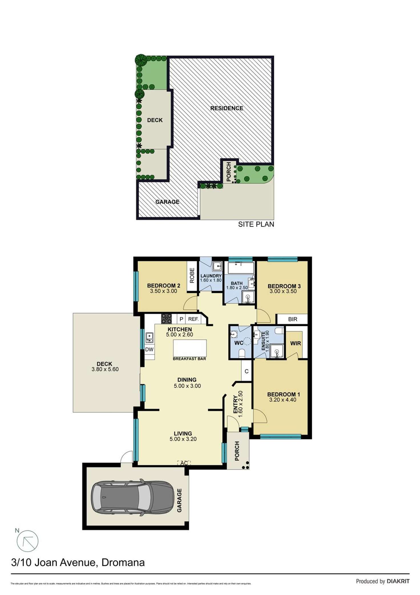 Floorplan of Homely unit listing, 3/10 Joan Avenue, Dromana VIC 3936