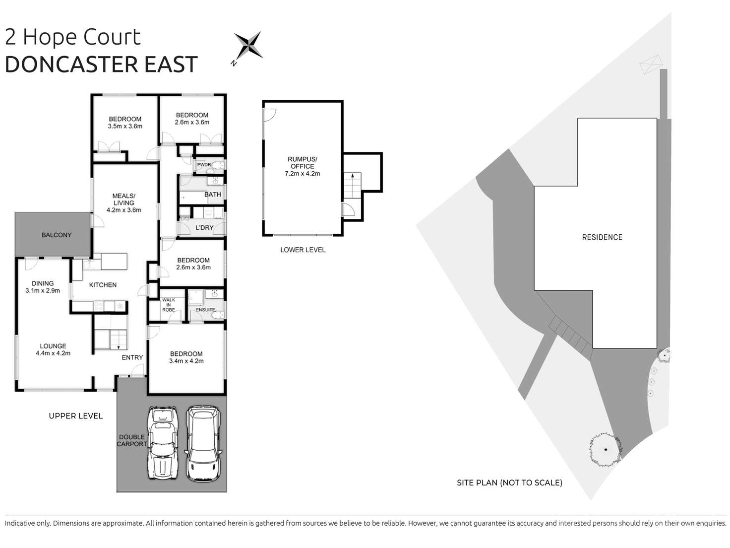Floorplan of Homely house listing, 2 Hope Court, Doncaster East VIC 3109