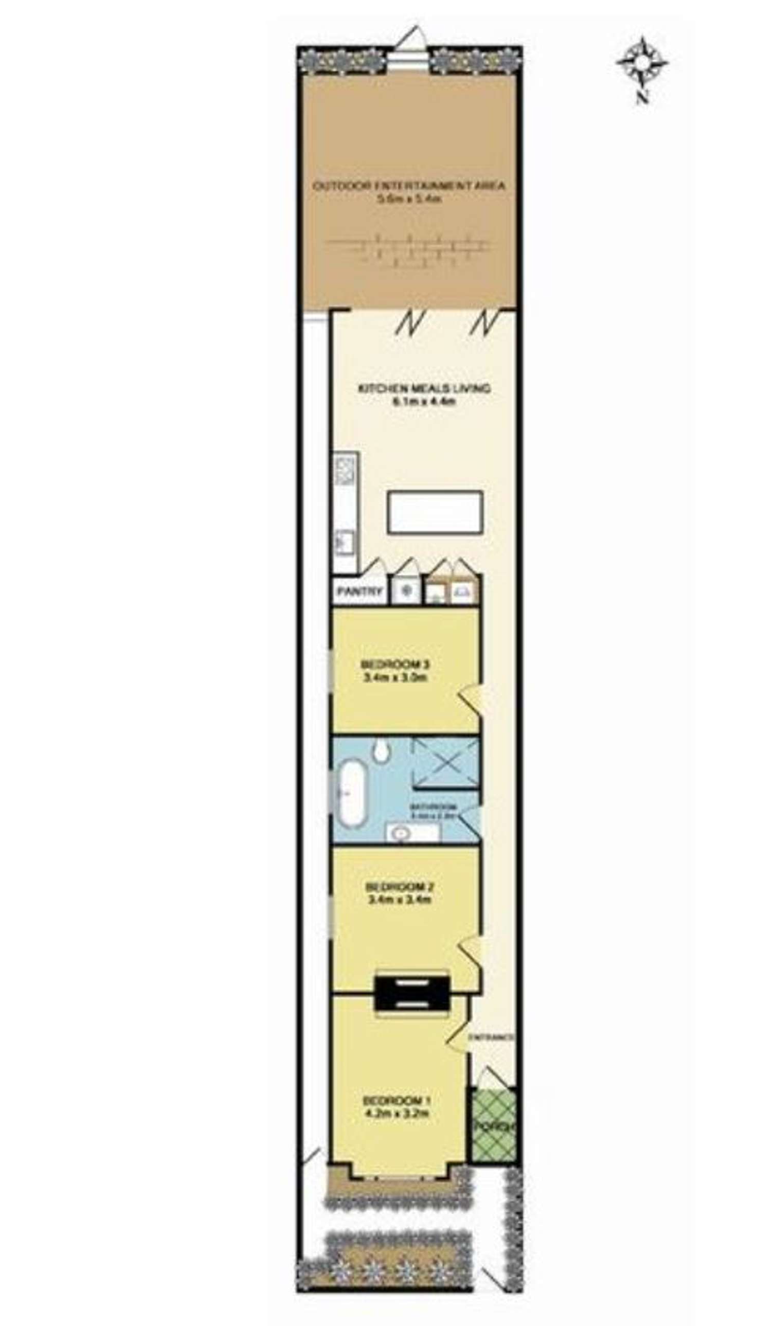 Floorplan of Homely house listing, 14 Collier Crescent, Brunswick VIC 3056